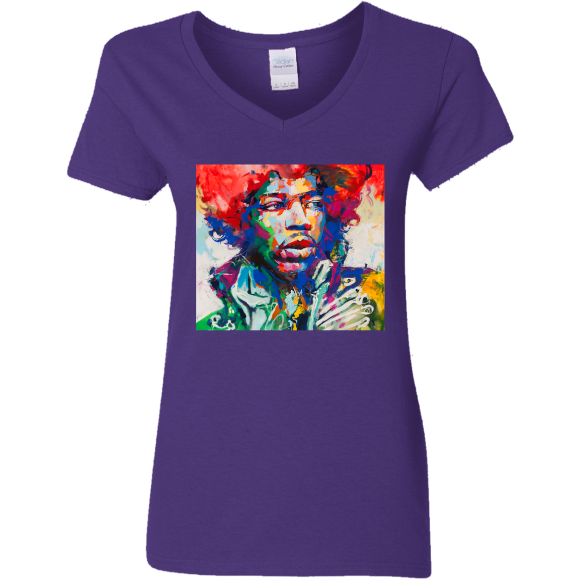 "HENDRIX" Ladies' 5.3 oz. V-Neck T-Shirt