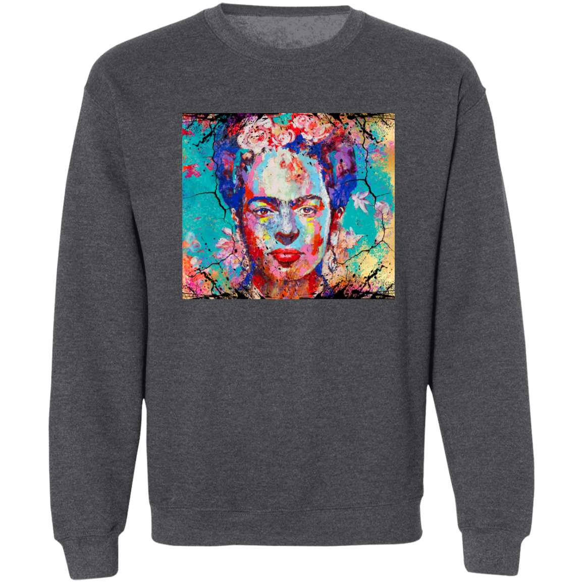 "FRIDA"  Crewneck Pullover Sweatshirt