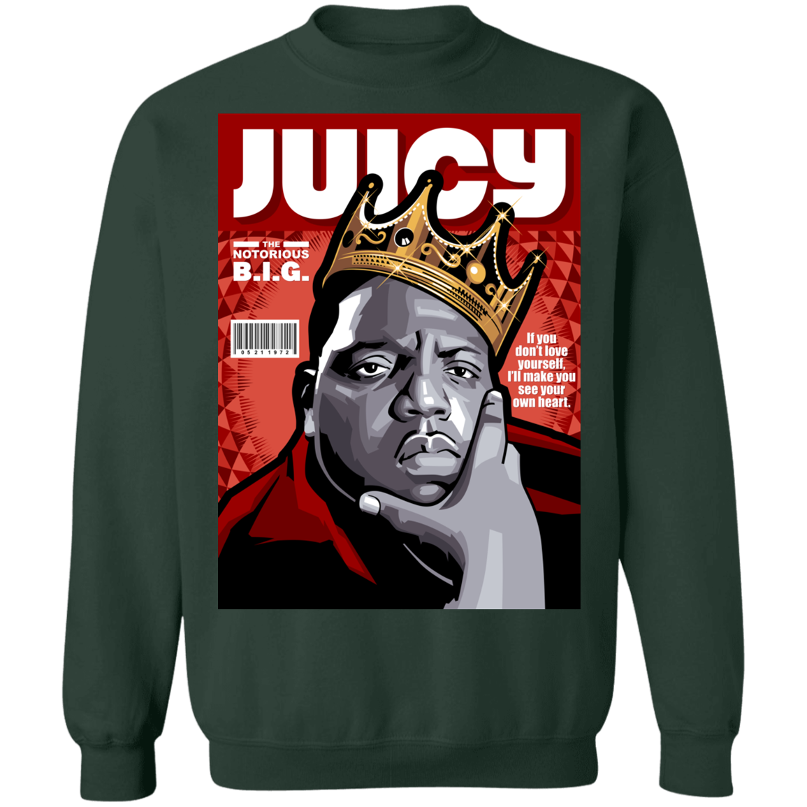 "JUICY" Crewneck Pullover Sweatshirt