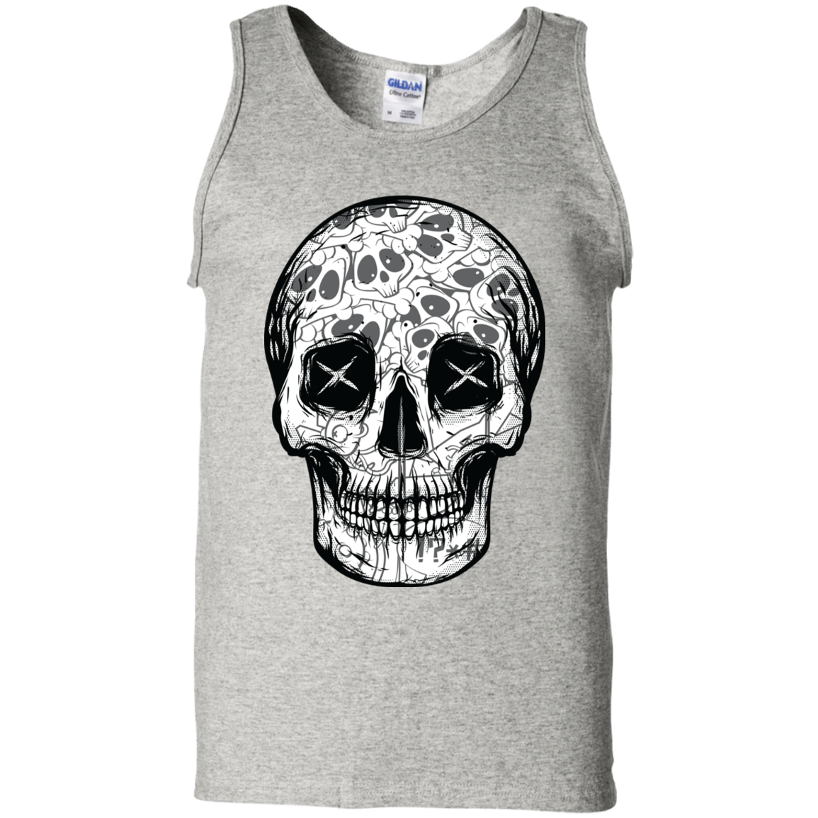 "SKULL HEADS" 100% Cotton Tank Top