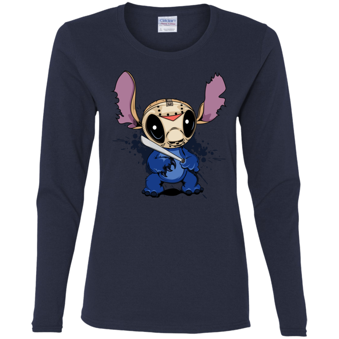 "KILLER STITCH" Ladies' Cotton LS T-Shirt