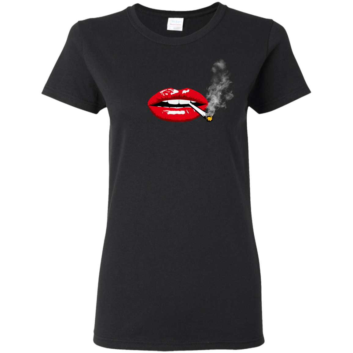 "SEXY LIPS Ladies' 5.3 oz. T-Shirt