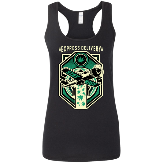 "EXPRESS DELIVERY" Ladies' Softstyle Racerback Tank