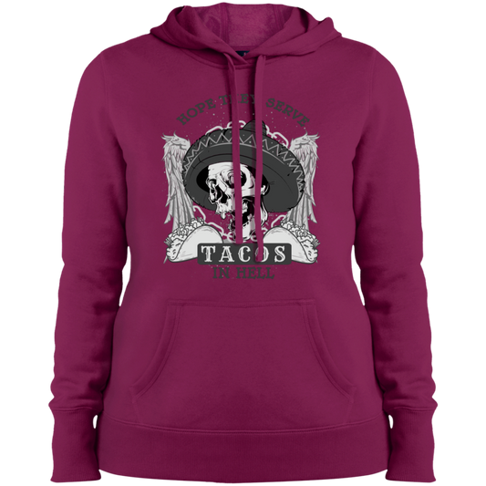 "TACOS IN HELL" Ladies' Pullover Hooded Sweatshirt