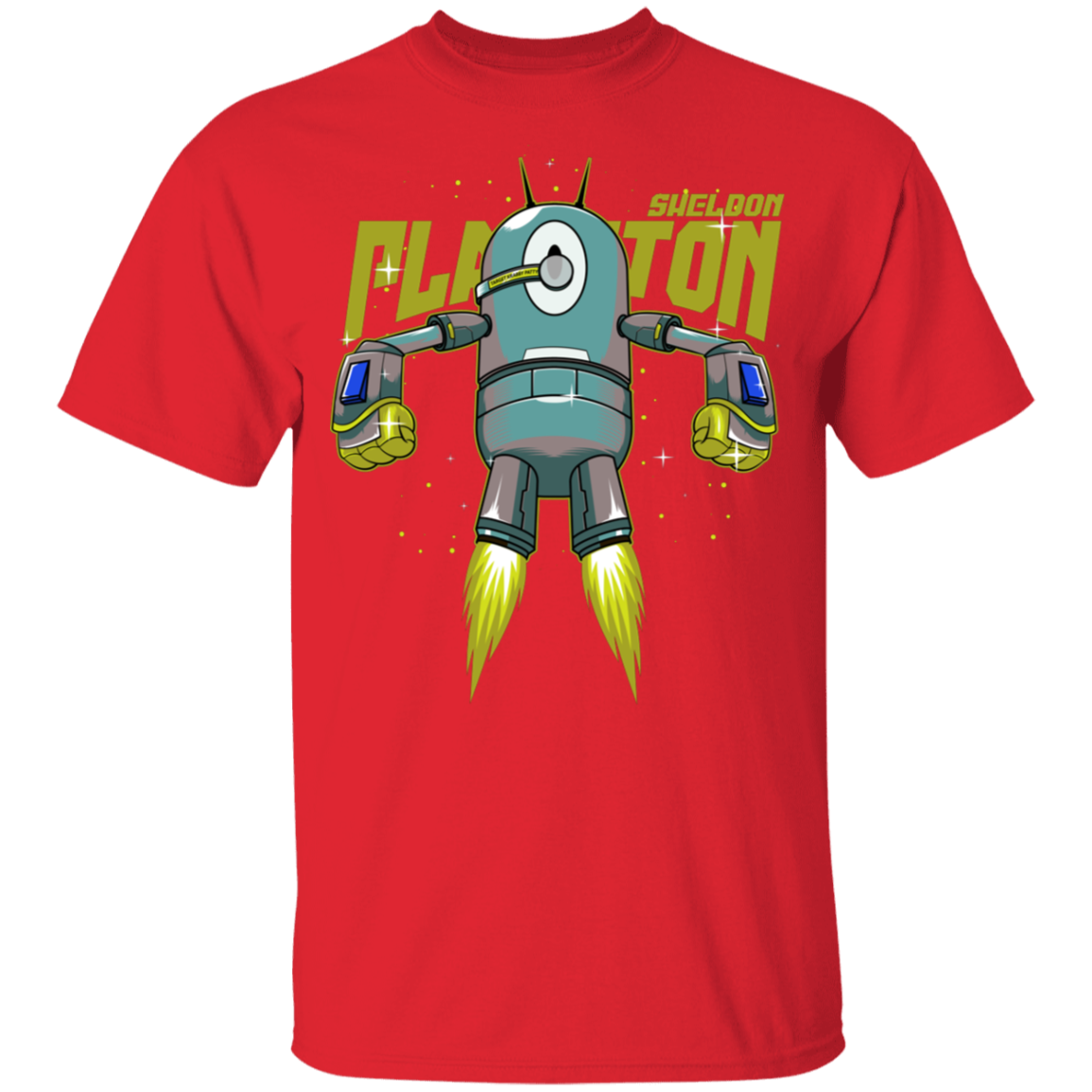 "PLANKTON" Youth 5.3 oz 100% Cotton T-Shirt