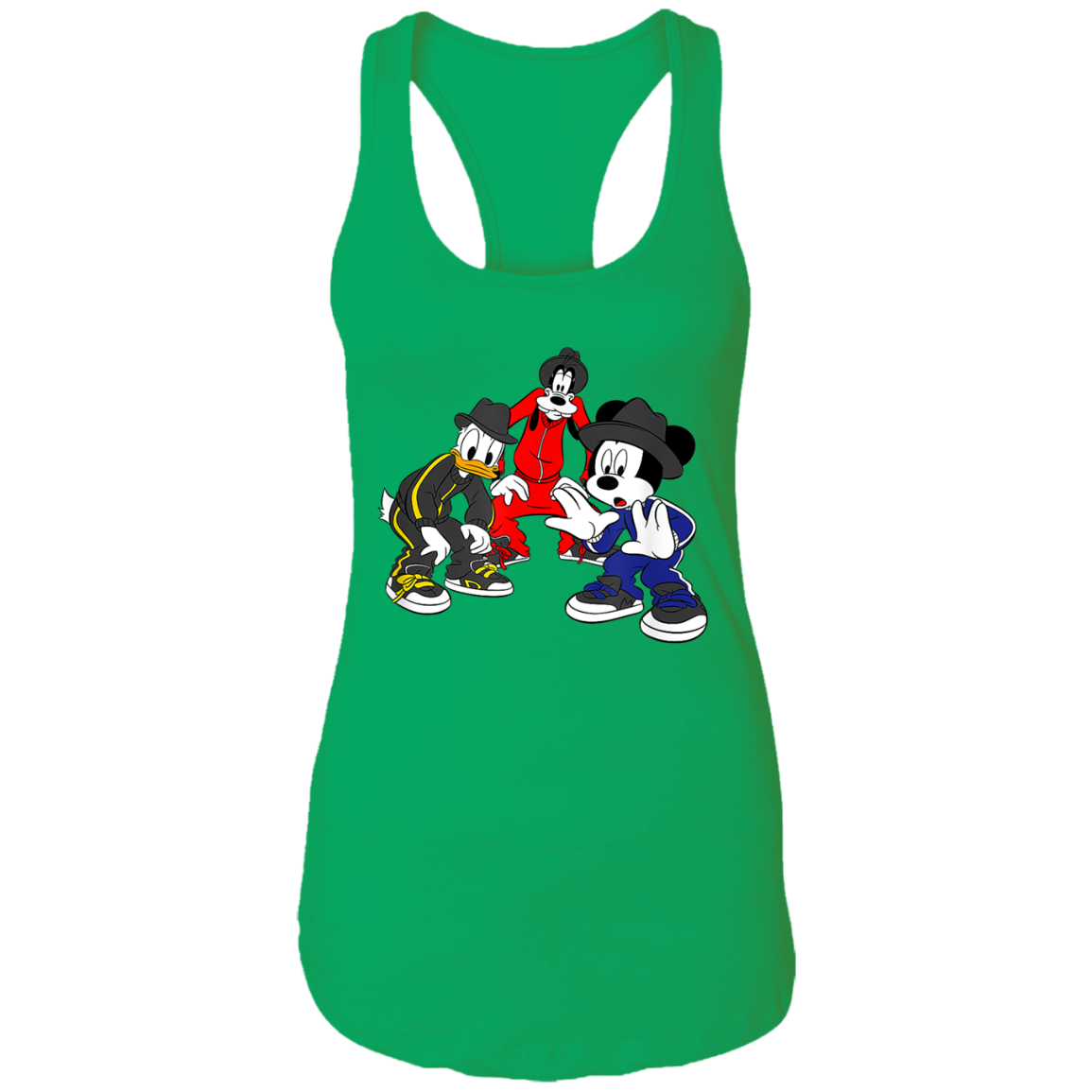 "CARTOON CYPHA" Ladies Ideal Racerback Tank