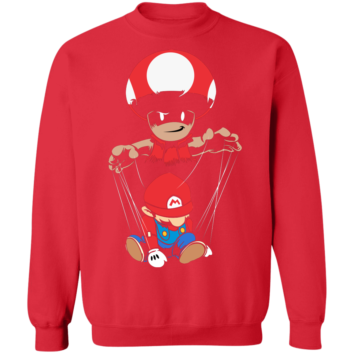 "MARIO DOLL" Crewneck Pullover Sweatshirt  8 oz.