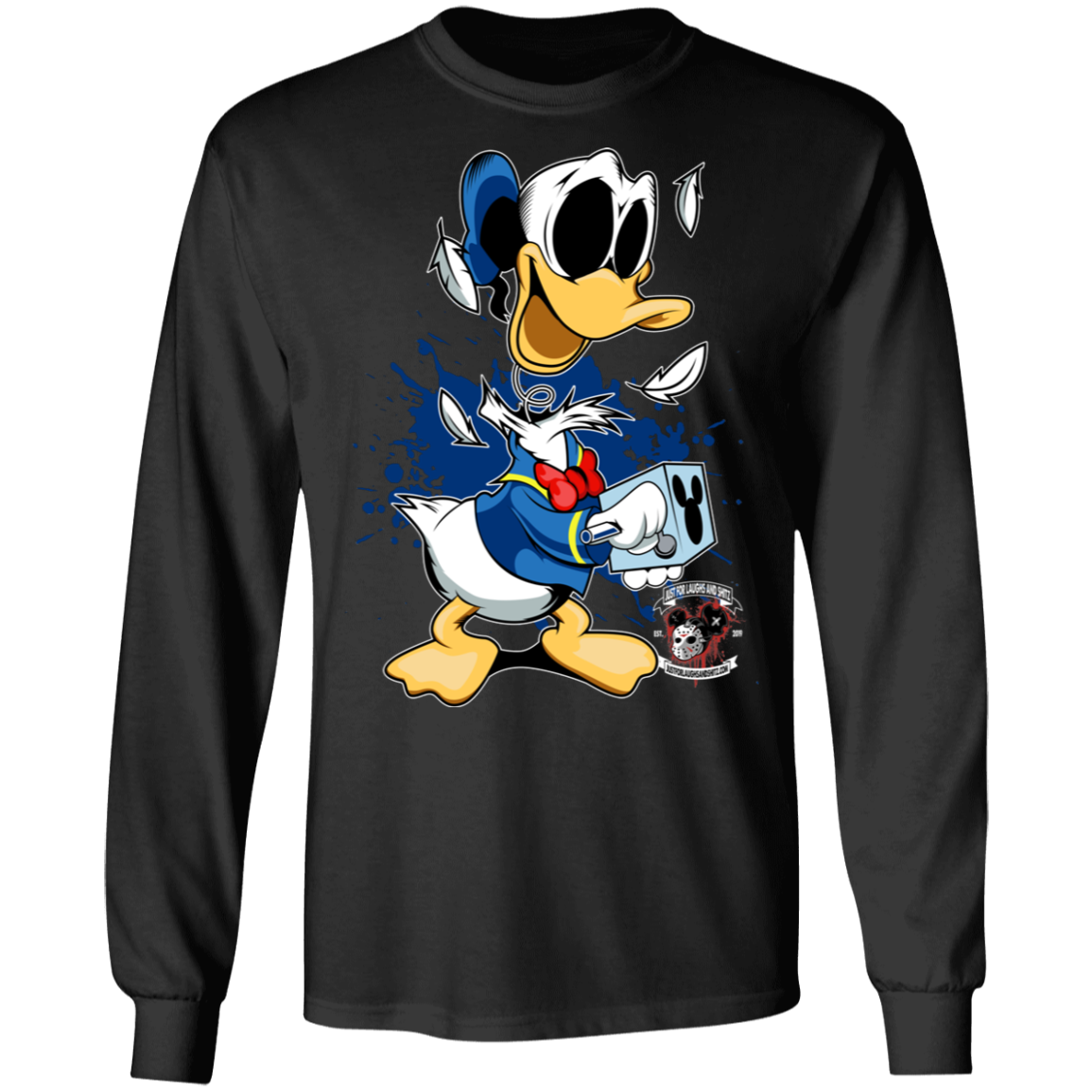 "DONALD IN A BOX" LS Ultra Cotton T-Shirt