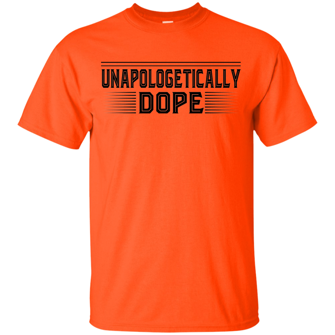 "UNAPOLOGETICALLY DOPE" Youth Ultra Cotton T-Shirt in black print