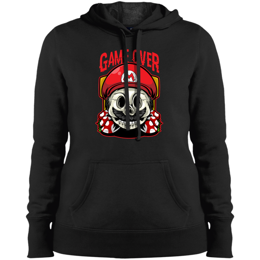 "GAME OVER" Ladies' Pullover Hooded Sweatshirt