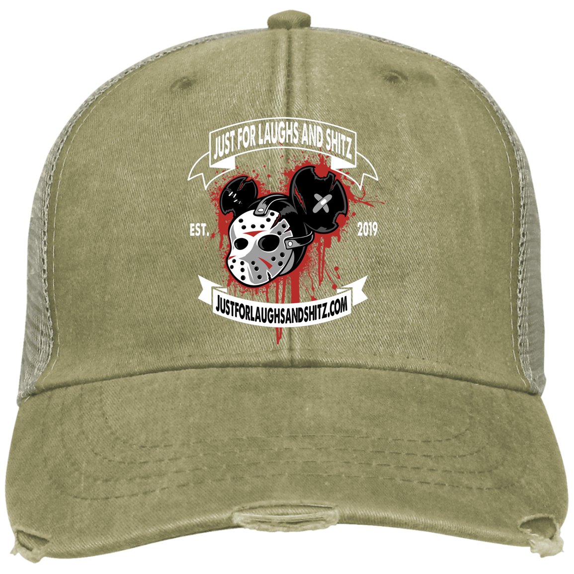 "MICKY MASK" with white banner Ollie Cap