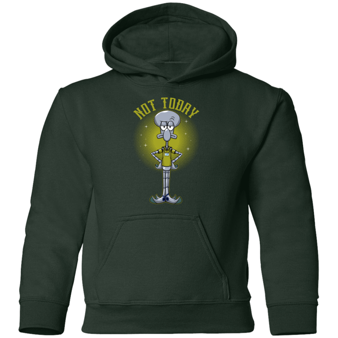 "SQUIDWARD" Youth Pullover Hoodie