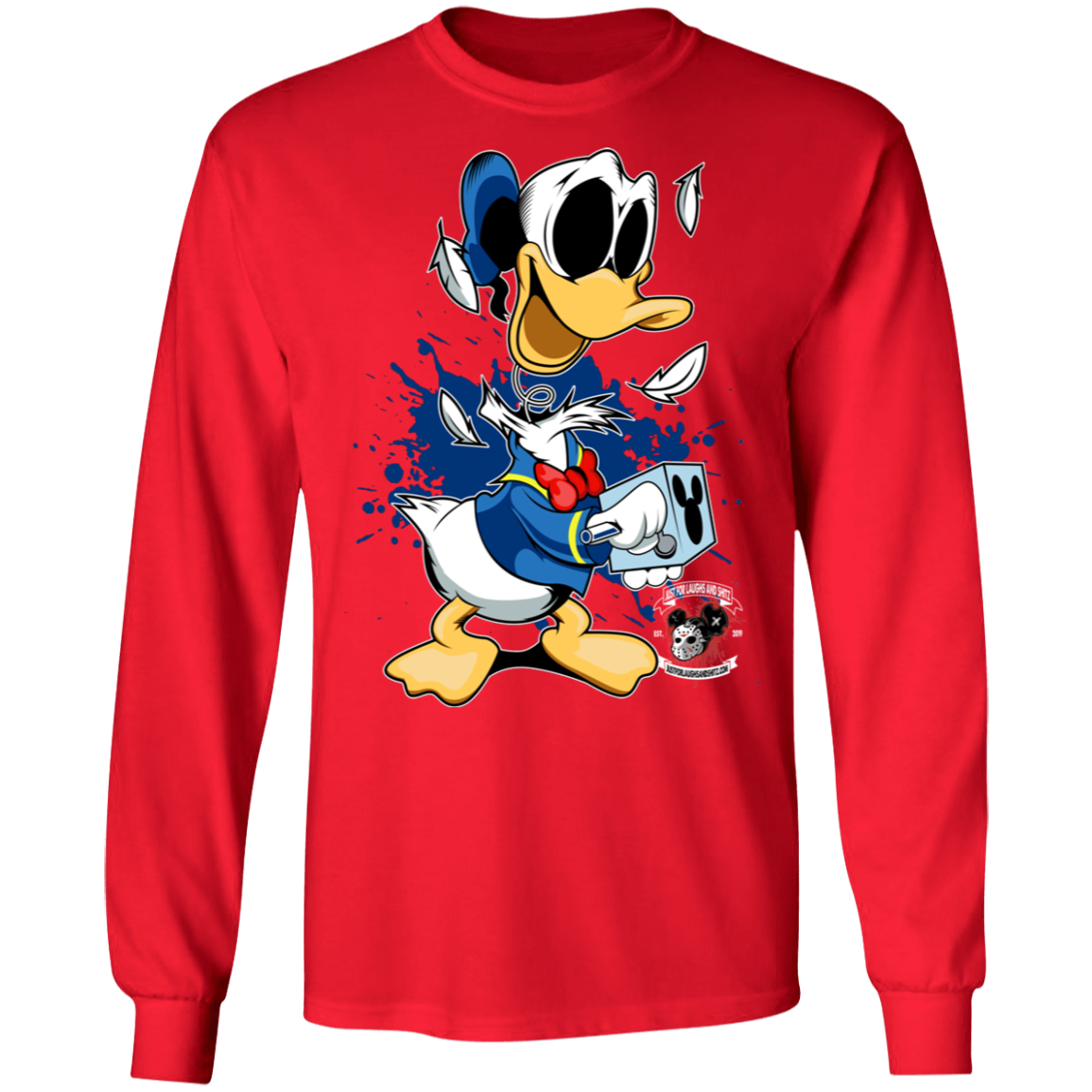 "DONALD IN A BOX" LS Ultra Cotton T-Shirt