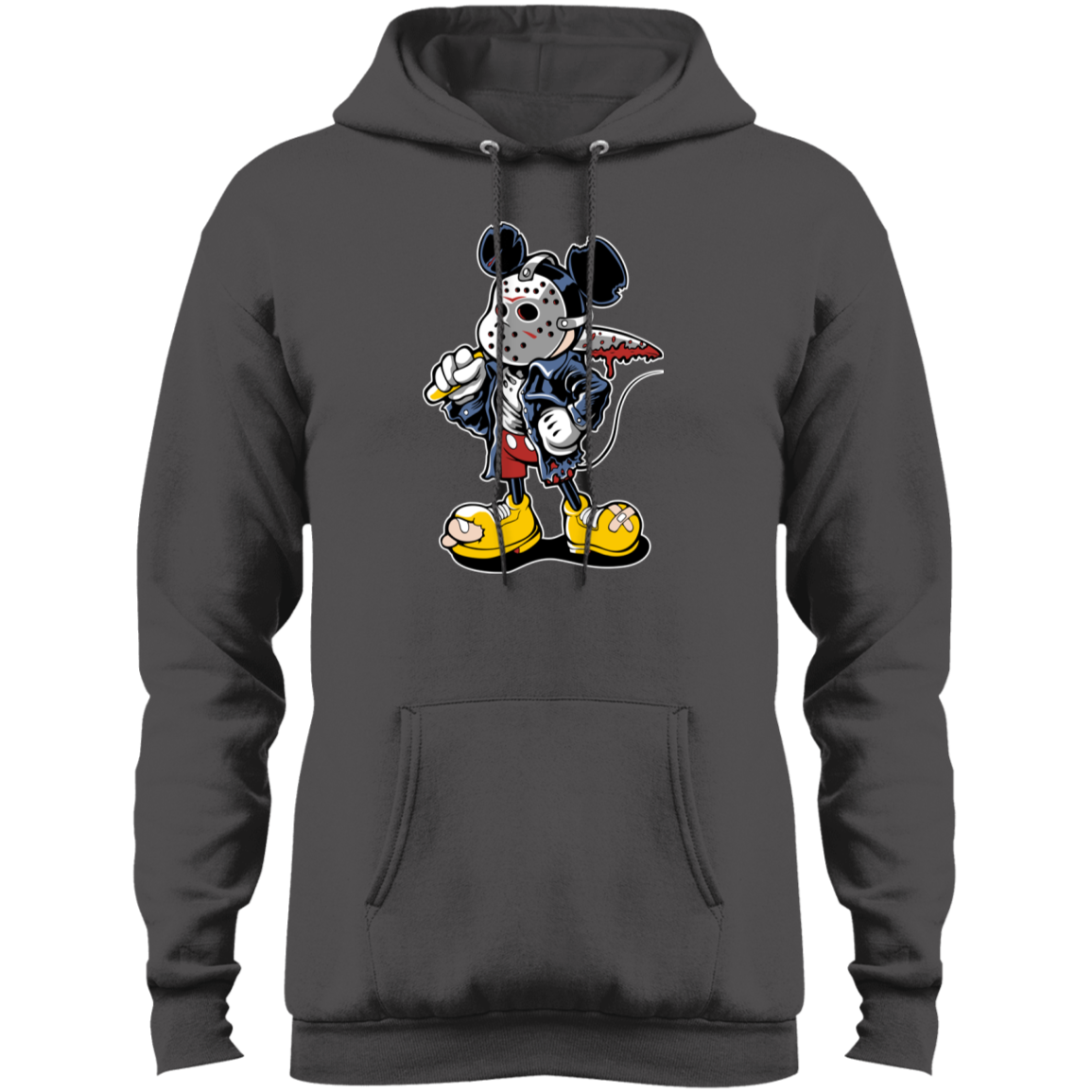 "MANIAC MICKEY" Mens Core Fleece Pullover Hoodie