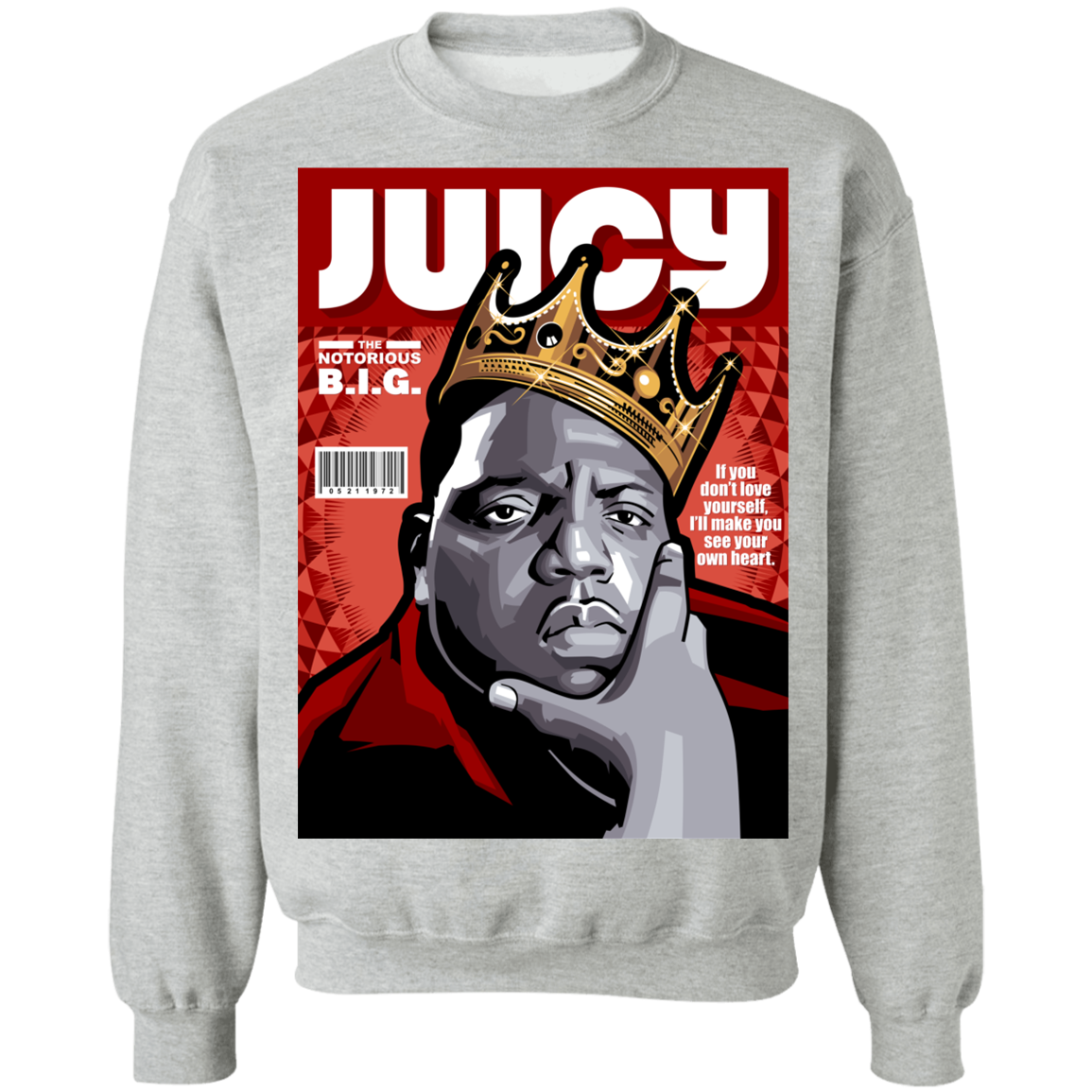 "JUICY" Crewneck Pullover Sweatshirt