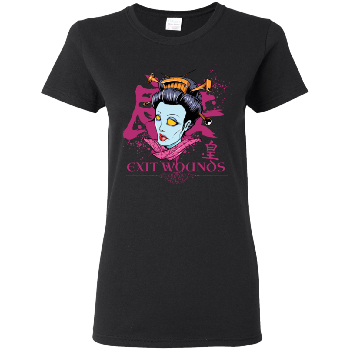 "EXIT WOUNDS" Ladies' 5.3 oz. T-Shirt