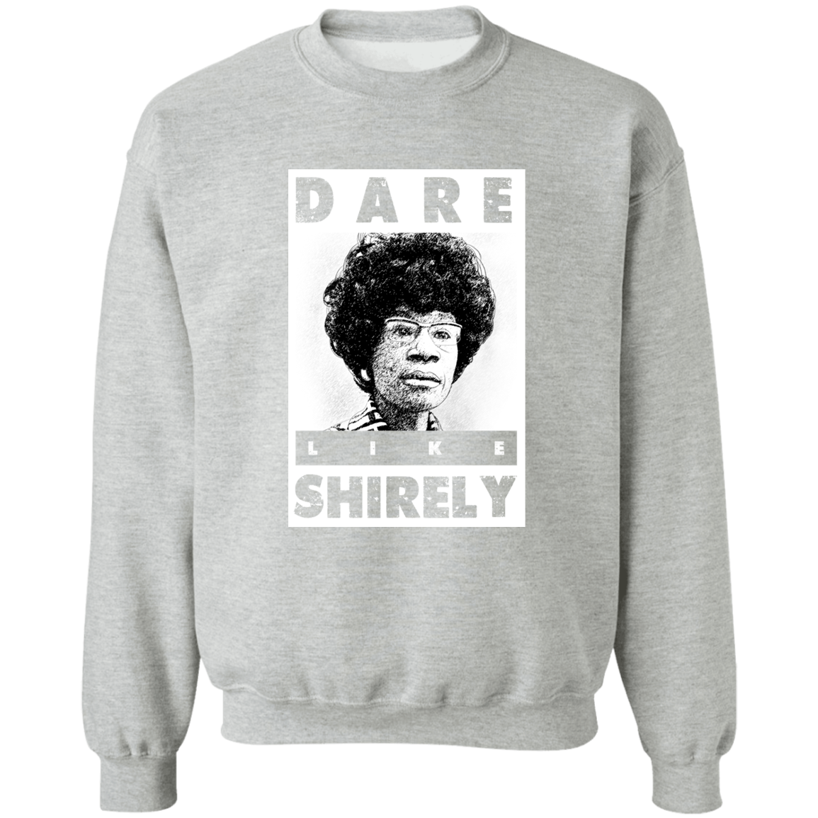 "LIKE SHIRELY" Crewneck Pullover Sweatshirt