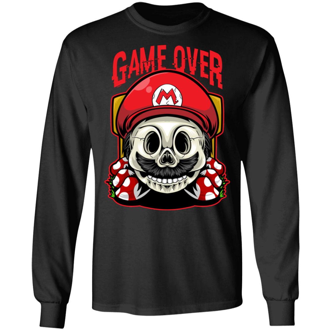 "GAME OVER" LS Ultra Cotton T-Shirt