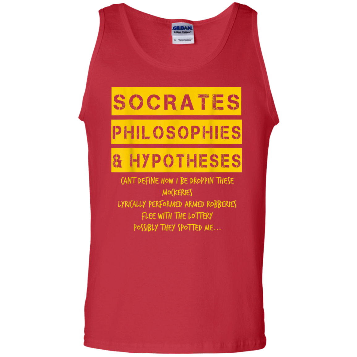 "SOCRATES" 100% Cotton Tank Top