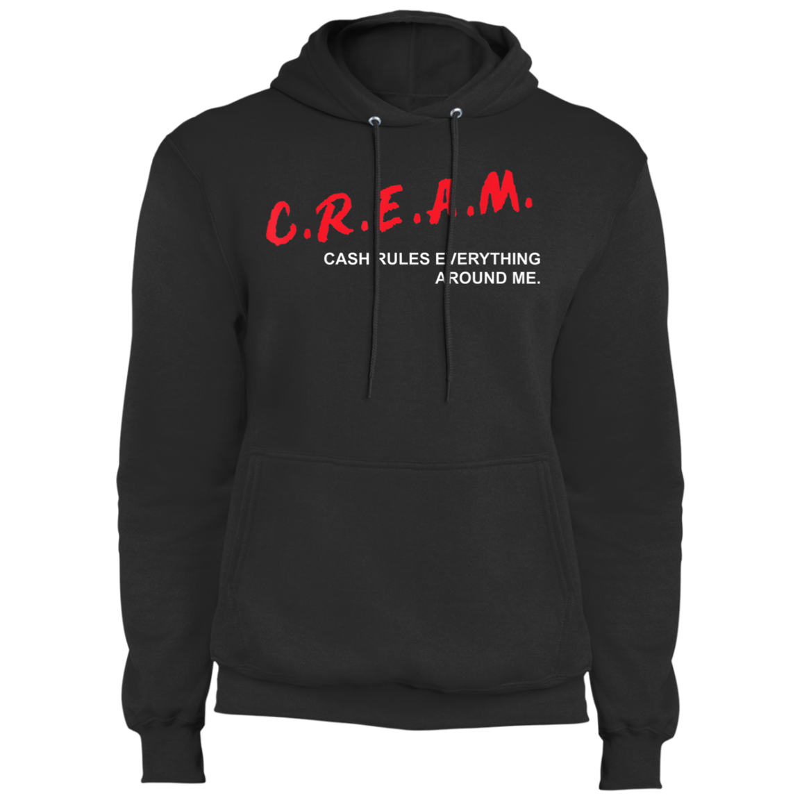 "CREAM" Core Fleece Pullover Hoodie