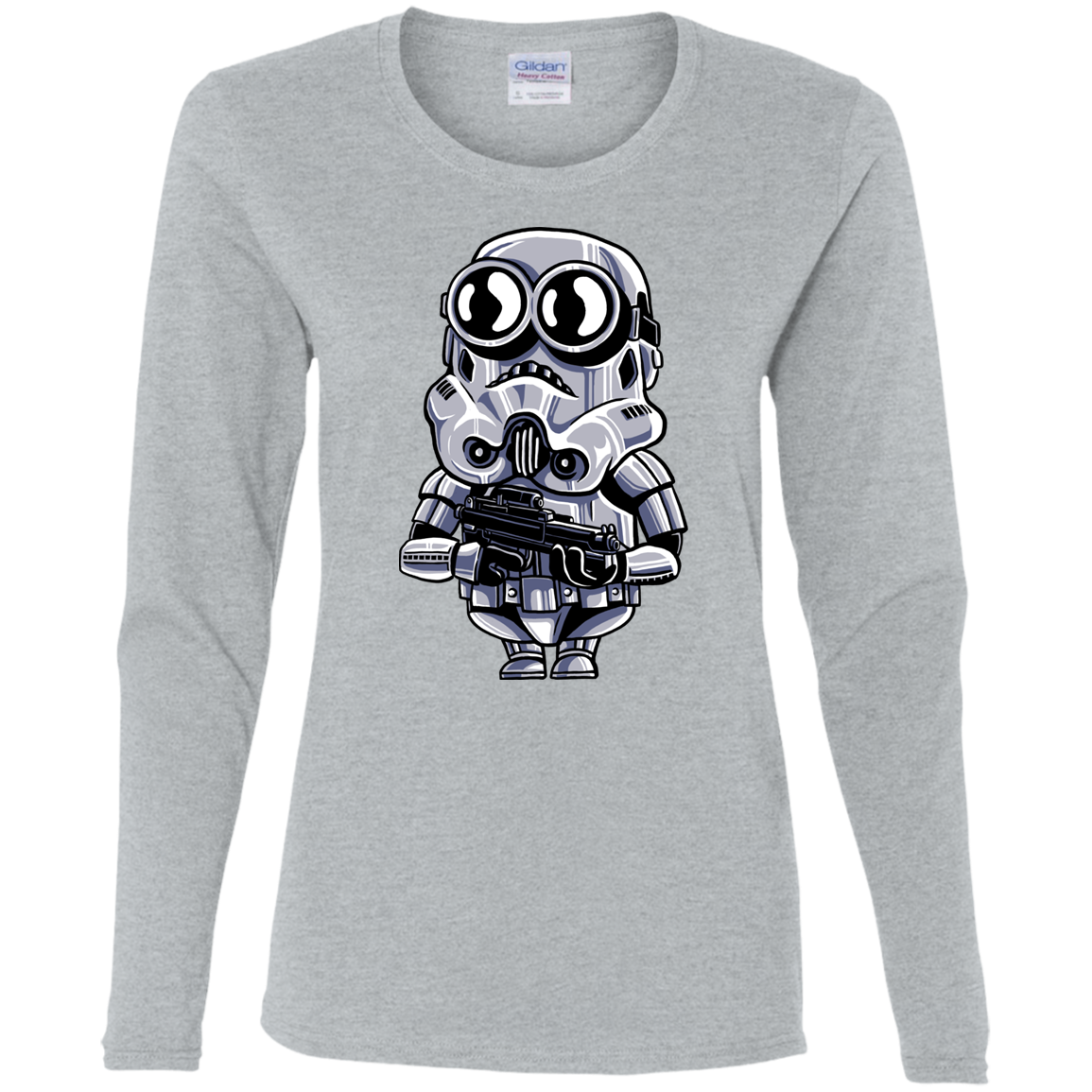 "MINION TROOPER" Ladies' Cotton LS T-Shirt