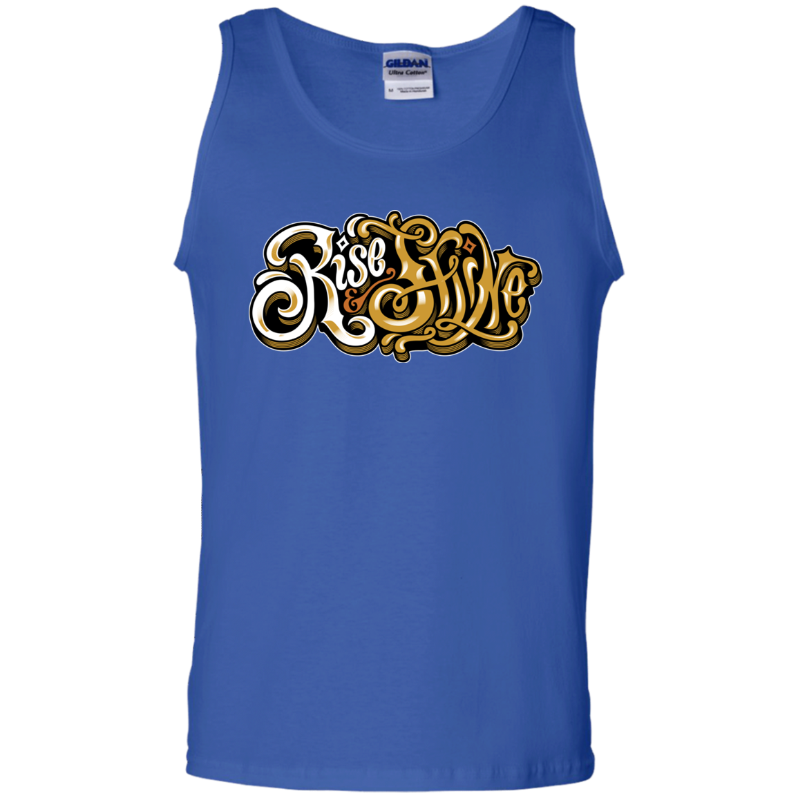 "RISE AND SHINE" 100% Cotton Tank Top