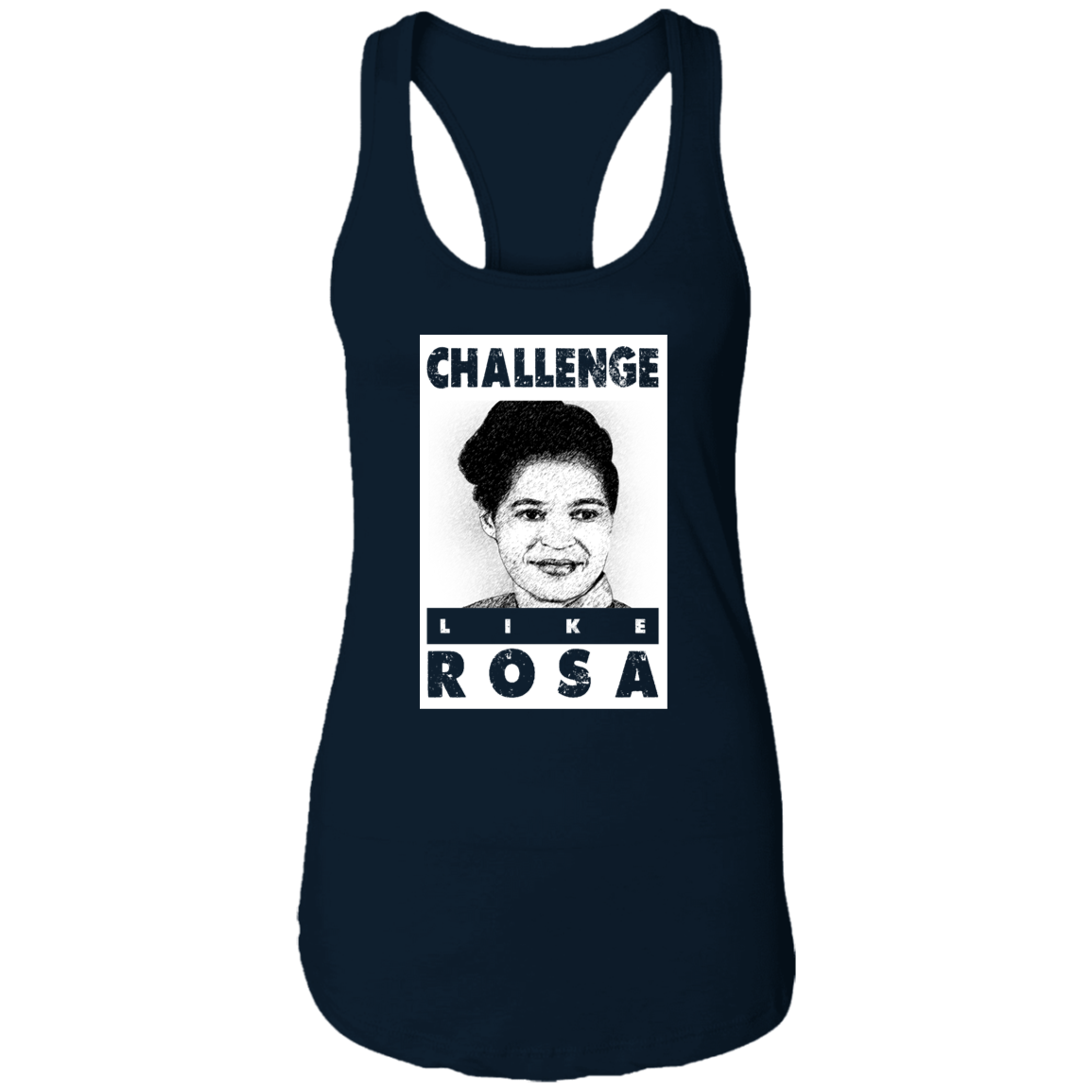 "LIKE ROSA" Ladies Ideal Racerback Tank