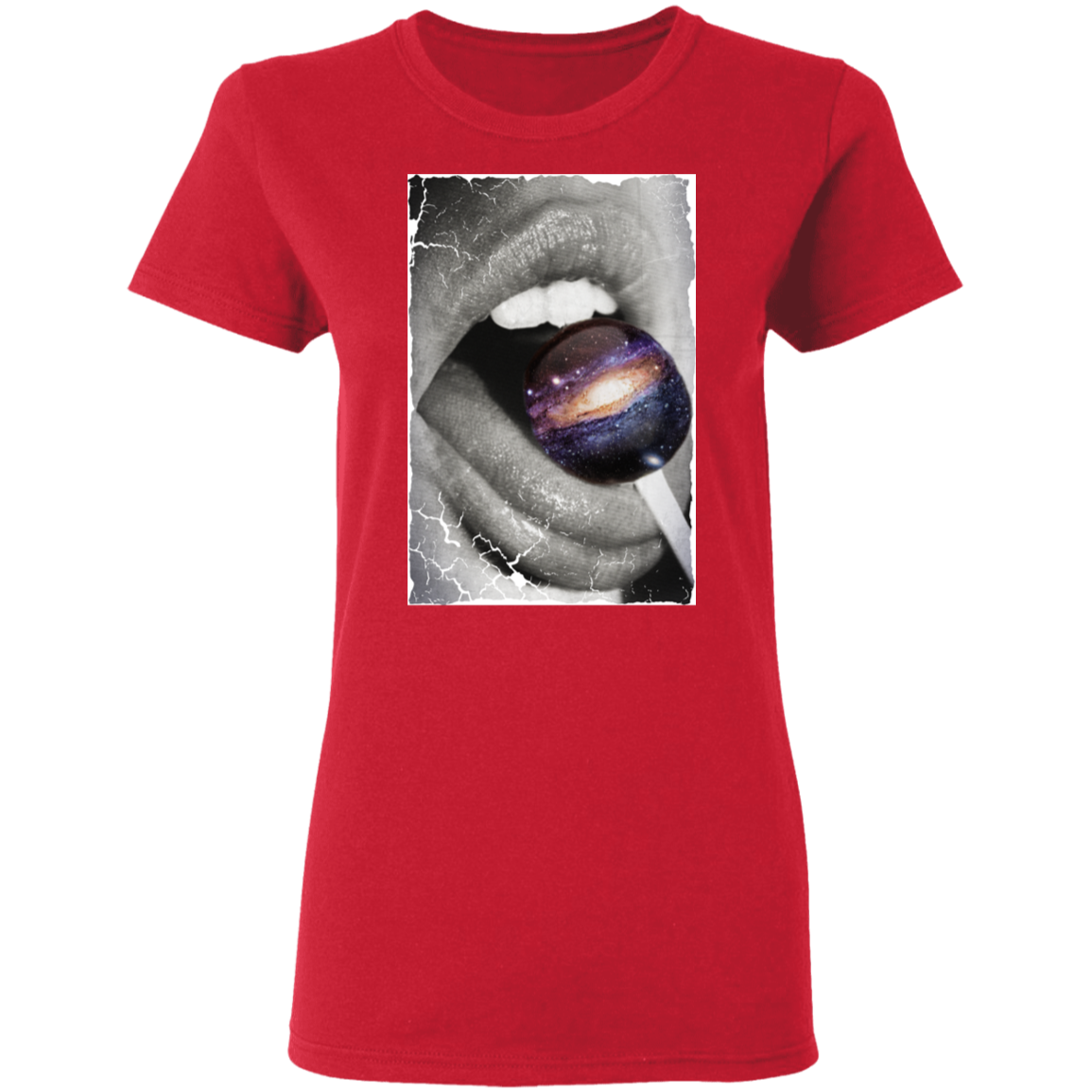 "GALACTIC TASTE" Ladies' 5.3 oz. T-Shirt