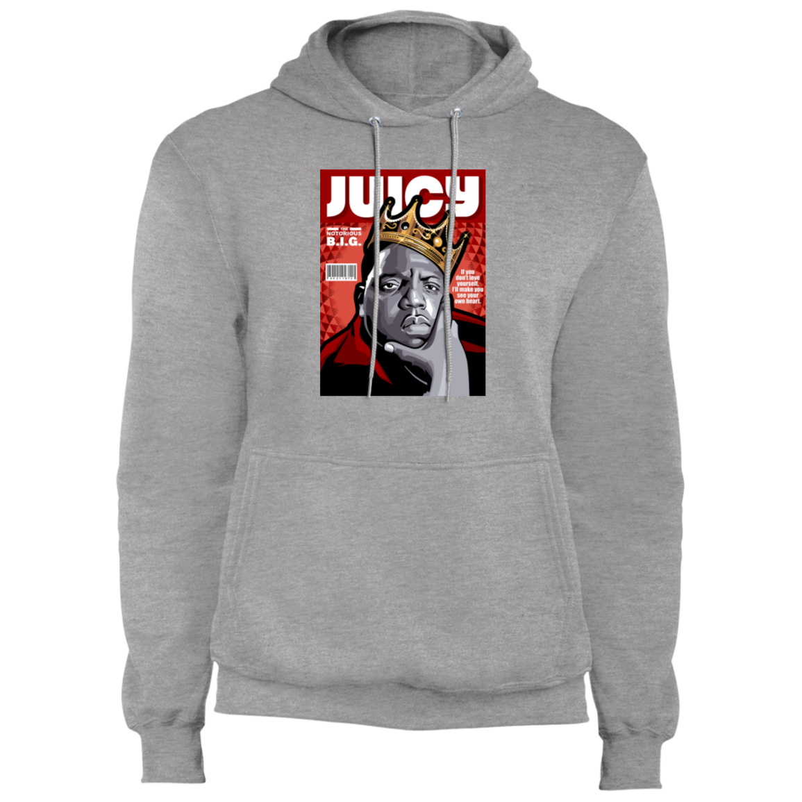 "JUICY" Core Fleece Pullover Hoodie