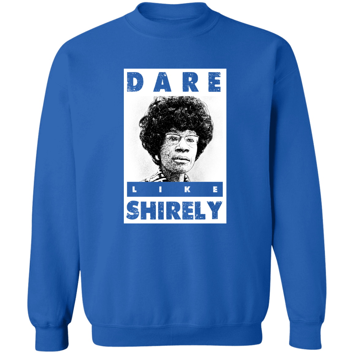 "LIKE SHIRELY" Crewneck Pullover Sweatshirt