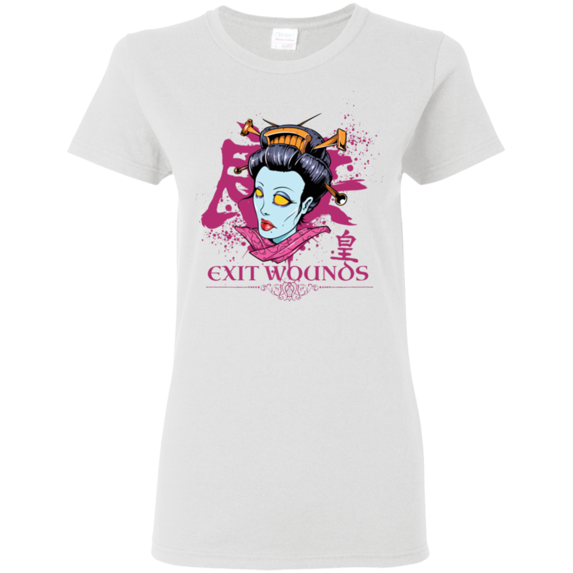 "EXIT WOUNDS" Ladies' 5.3 oz. T-Shirt