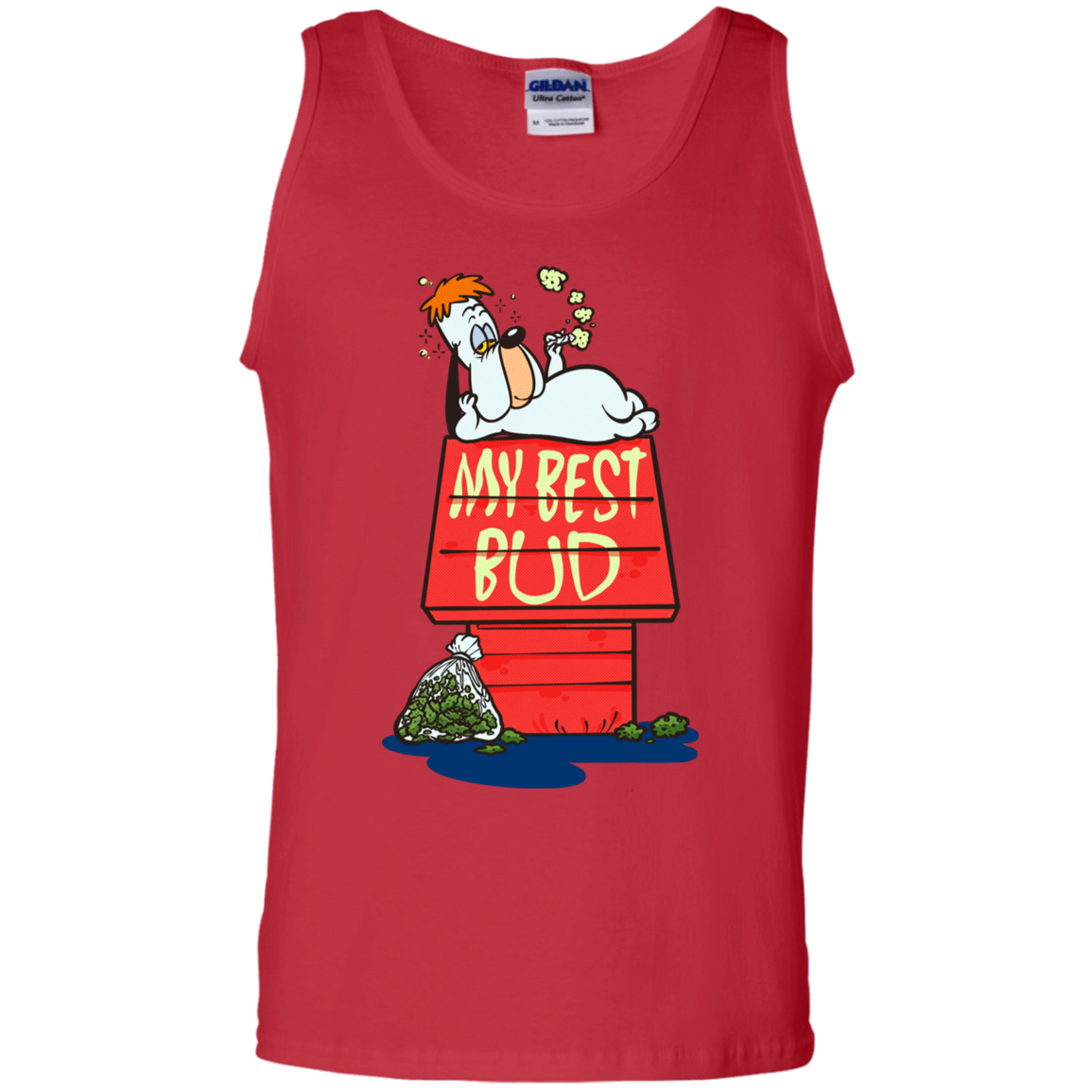 "MY BEST BUD"100% Cotton Tank Top