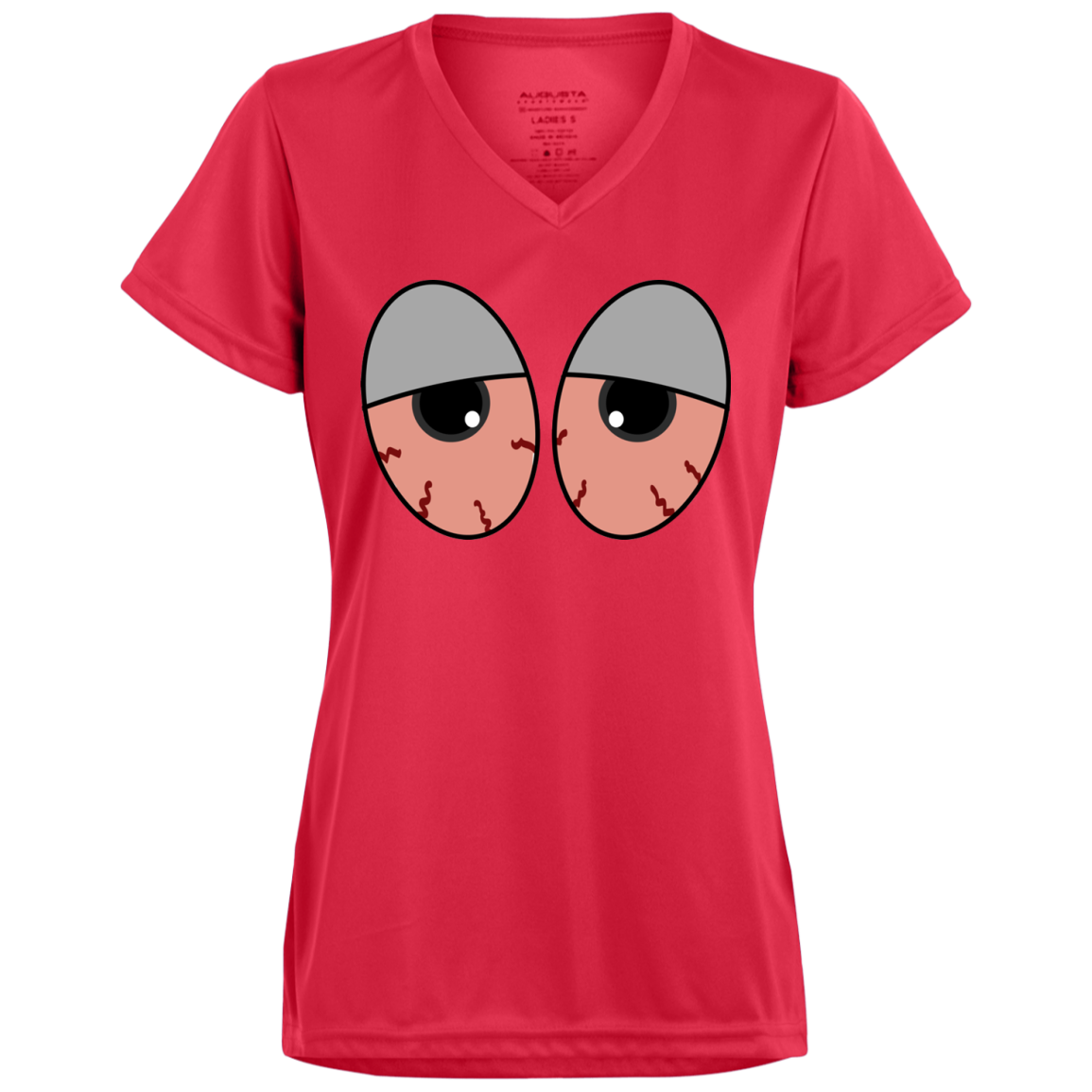 "RED EYES" Ladies' Wicking T-Shirt