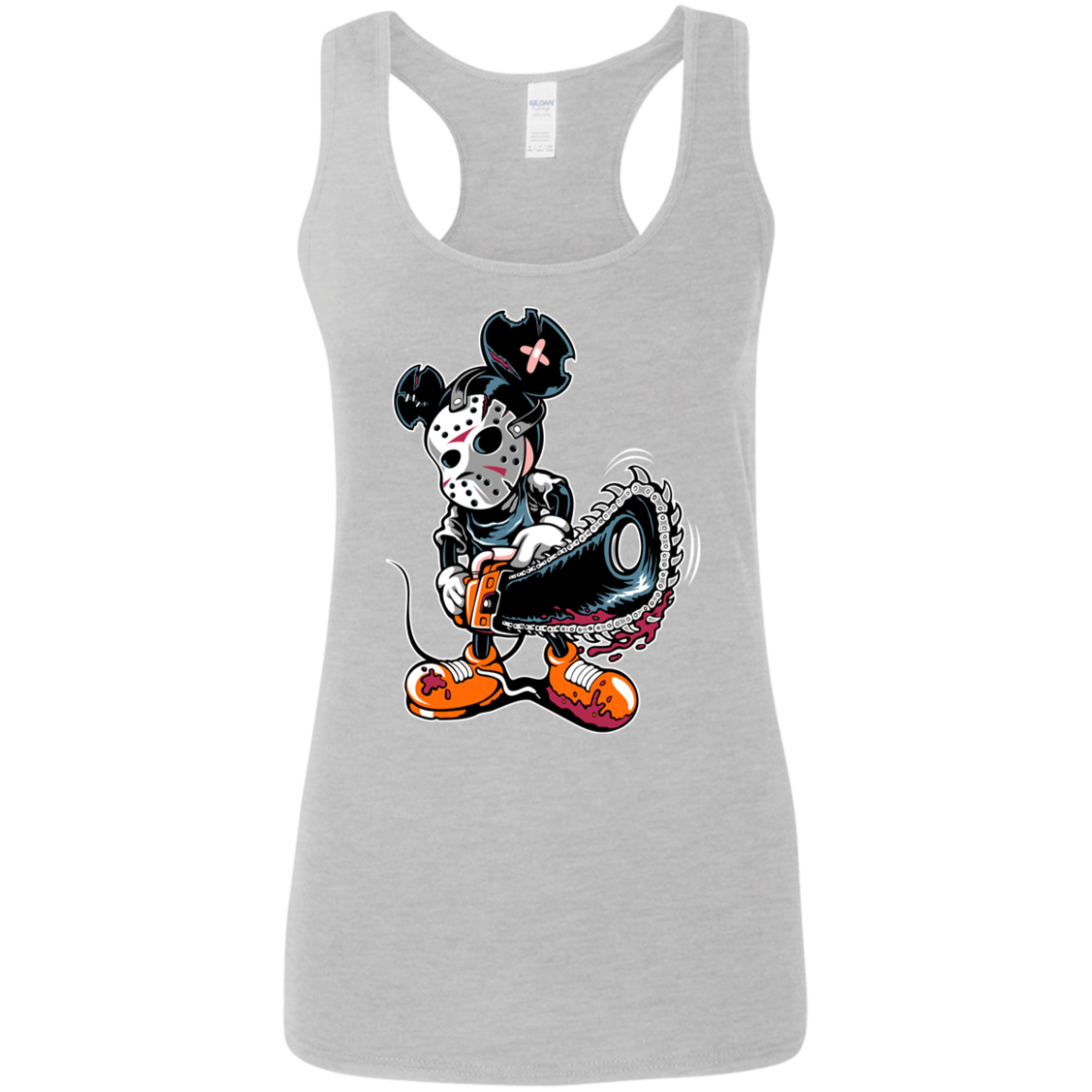 "MICKY PSYCHO" Ladies' Softstyle Racerback Tank