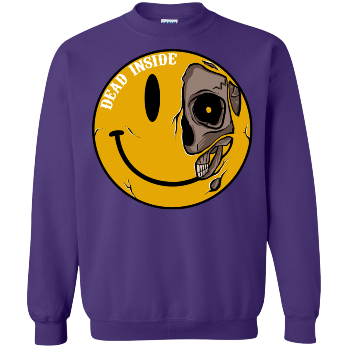 "DEAD INSIDE" Crewneck Pullover Sweatshirt  8 oz.