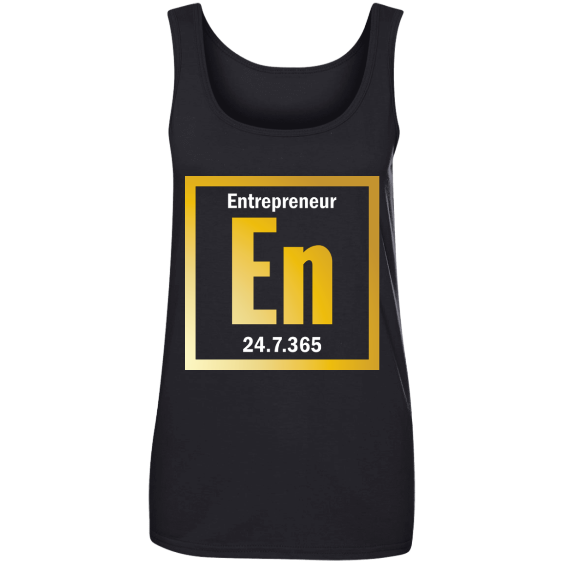 "EN" Ladies' 100% Ringspun Cotton Tank Top