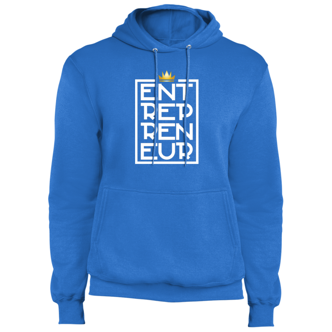 "KING ENTREPRENEUR" Core Fleece Pullover Hoodie