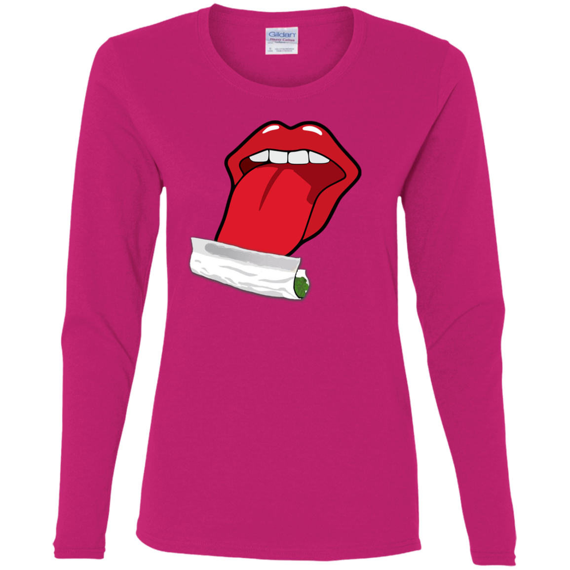 "ROLLING JOINS" Ladies' Cotton LS T-Shirt