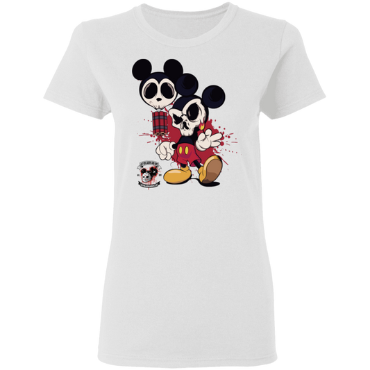 "MICKEY GO BOOM" Ladies' 5.3 oz. T-Shirt