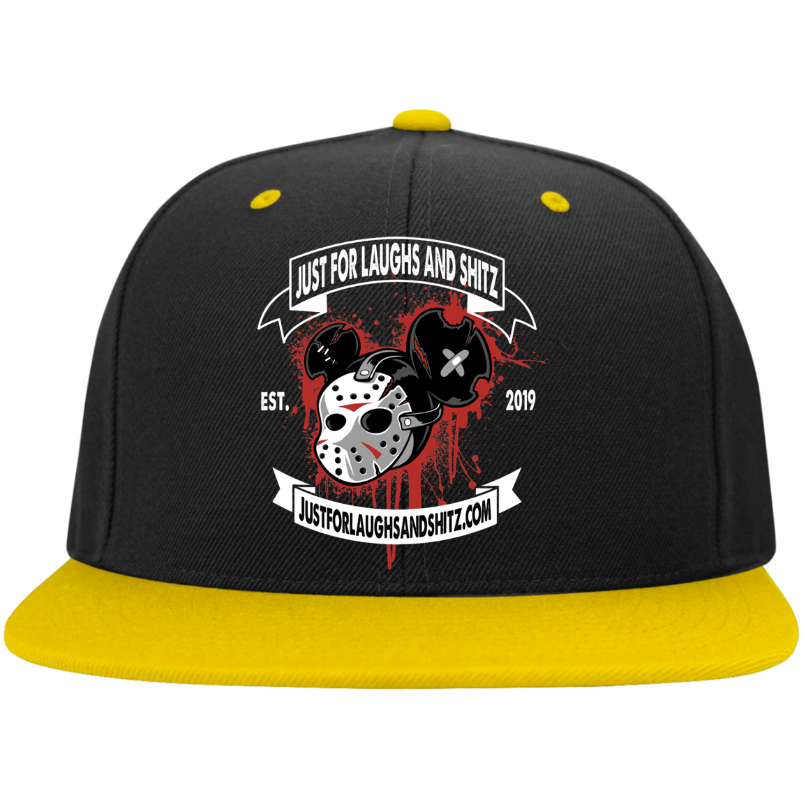 "JFLAS" Flat Bill High-Profile Snapback Hat