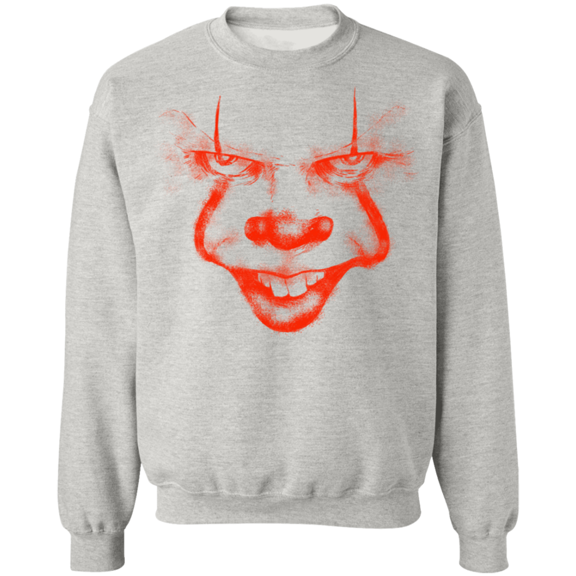 "CLOWN SAYS HELLO" Crewneck Pullover Sweatshirt  8 oz.