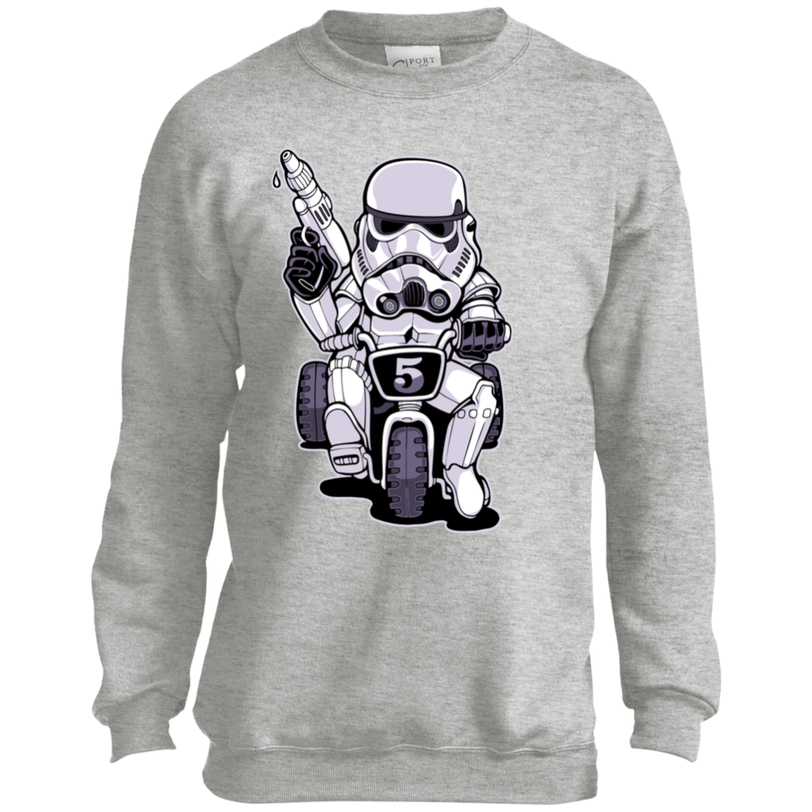 "TOOPER ON A BIKE" Youth Crewneck Sweatshirt