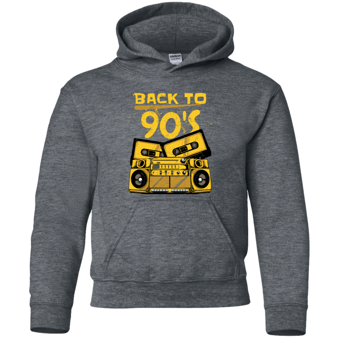 "BACK TO 90'S" Youth Pullover Hoodie