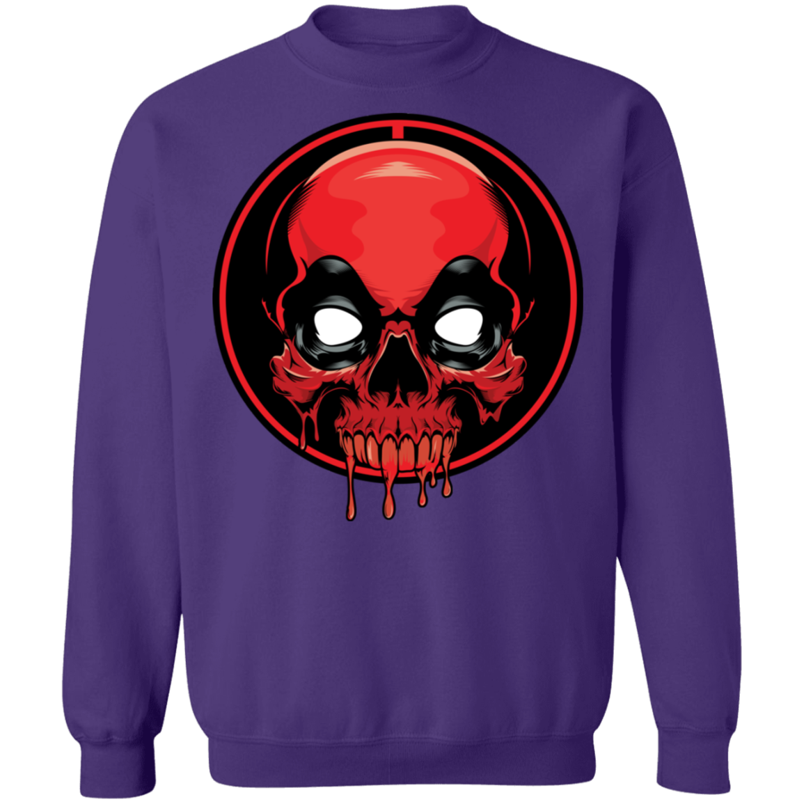 "SKULLPOOL" Crewneck Pullover Sweatshirt  8 oz.