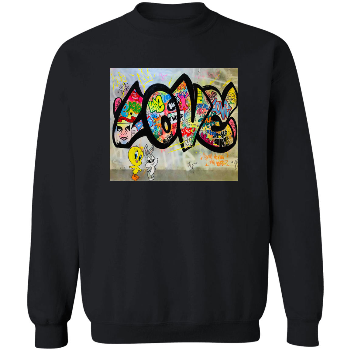 "LOVE" Crewneck Pullover Sweatshirt