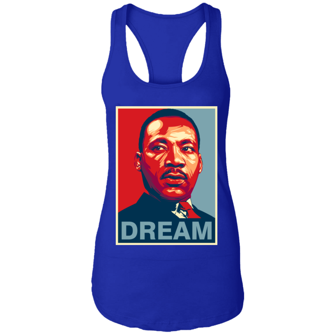 "DREAM" Ladies Ideal Racerback Tank