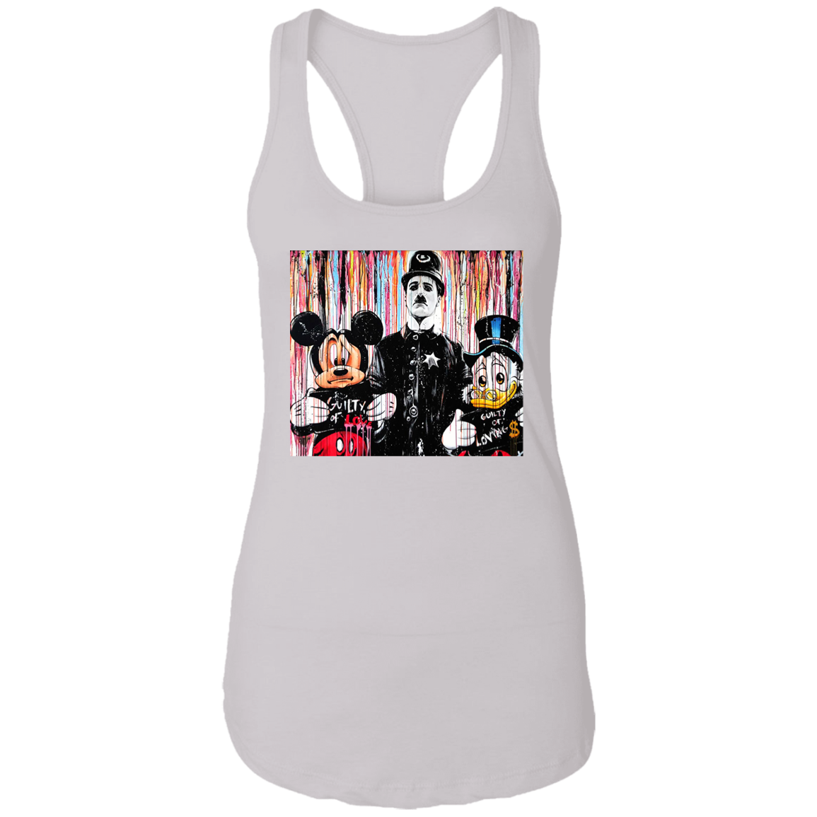 "GUILTY OF LOVE" Ladies Ideal Racerback Tank