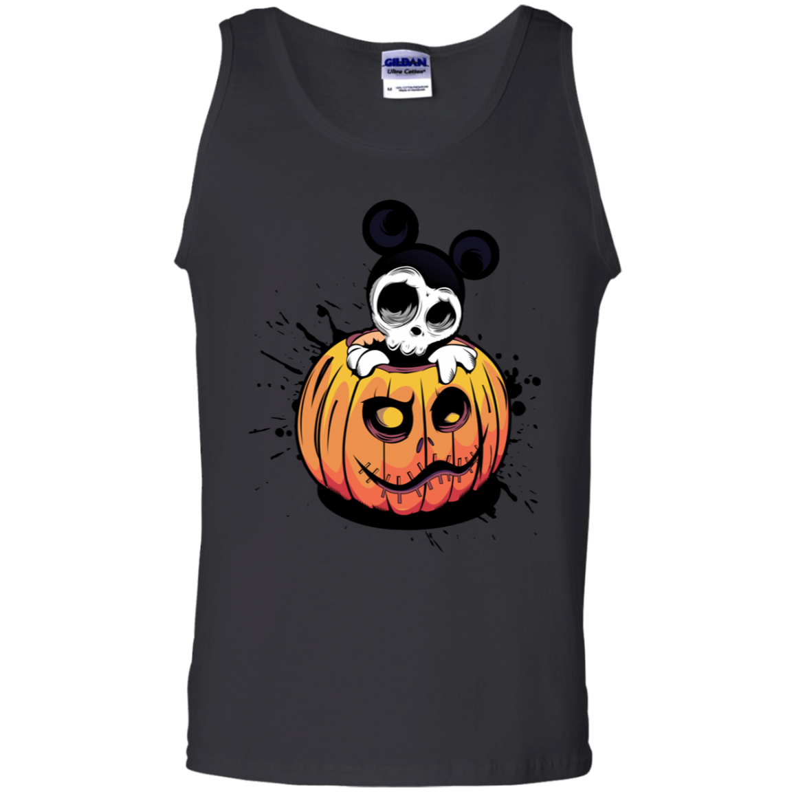 "HALLOWEEN MICKEY" 100% Cotton Tank Top