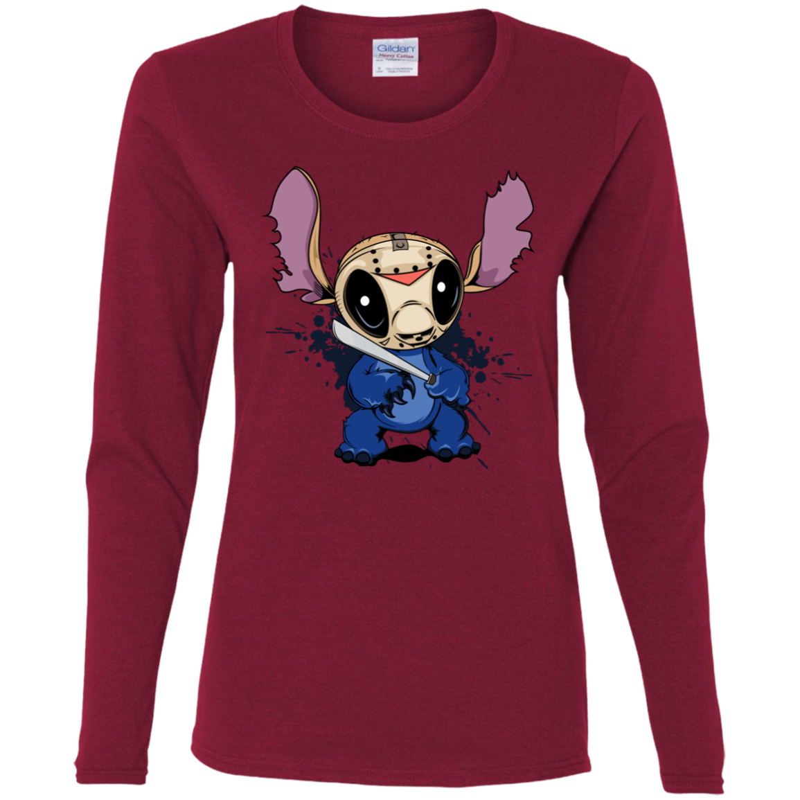 "KILLER STITCH" Ladies' Cotton LS T-Shirt