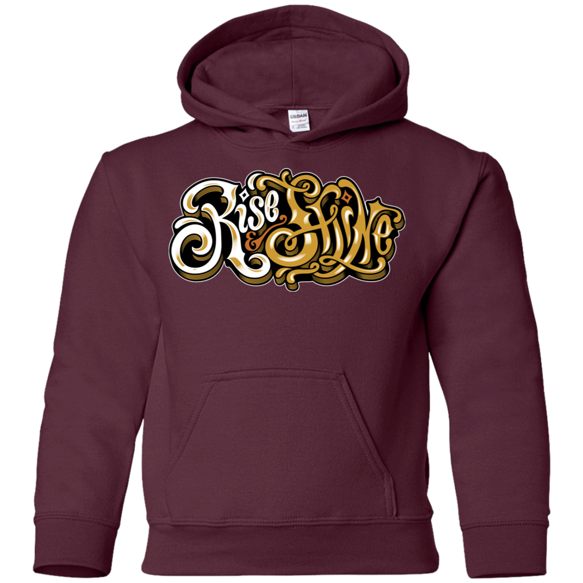 "RISE AND SHINE" Youth Pullover Hoodie